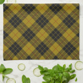MacLeod tartan gele zwarte vlecht Theedoek (Gevouwen)