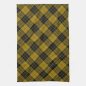 MacLeod tartan gele zwarte vlecht Theedoek (Verticaal)