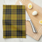 MacLeod tartan gele zwarte vlecht Theedoek (Quarter Fold)