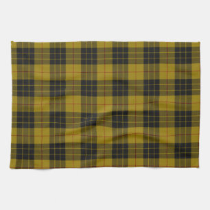 MacLeod tartan gele zwarte vlecht Theedoek