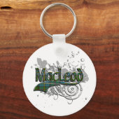MacLeod Tartan Grunge Sleutelhanger (Voorkant)