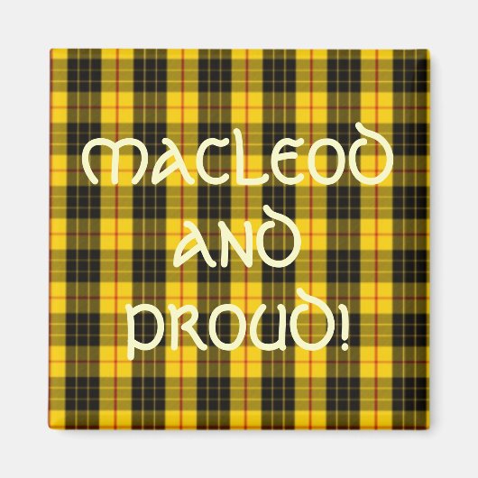 MacLeod Tartan Lewis Magneet (Voorkant)