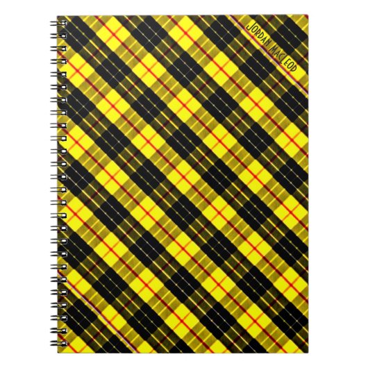 MacLeod Tartan Lewis Notitieboek (Voorkant)