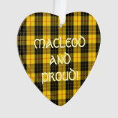 MacLeod Tartan Lewis Ornament (voorkant)