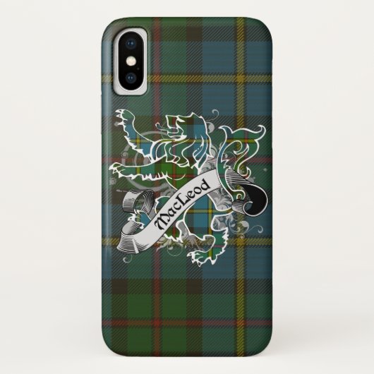 MacLeod Tartan Lion Case-Mate iPhone Case (Achterkant)
