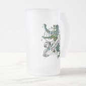 MacLeod Tartan Lion Matglas Bierpul (Voorkant rechts)