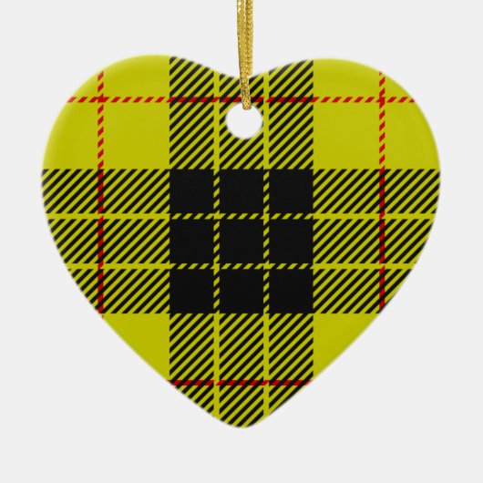 MacLeod tartan patroon Keramisch Ornament (Voorkant)