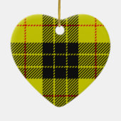 MacLeod tartan patroon Keramisch Ornament (Achterkant)