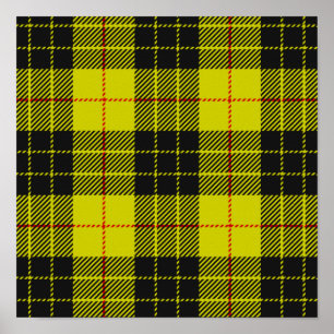 MacLeod tartan patroon Poster