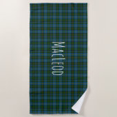 MacLeod Tartan Pset Beach Towel Strandlaken (Voorkant)