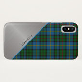 MacLeod Tartan Pset iPhone X Hoesje (Achterkant (horizontaal))