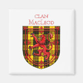 MacLeod Tartan Scottish Play Lion Rampant Magneet (Voorkant)