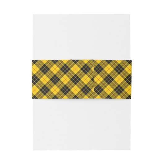 MacLeod Tartan Scottish Pset Uitnodigingen Wikkel (Achterkant Voorbeeld)