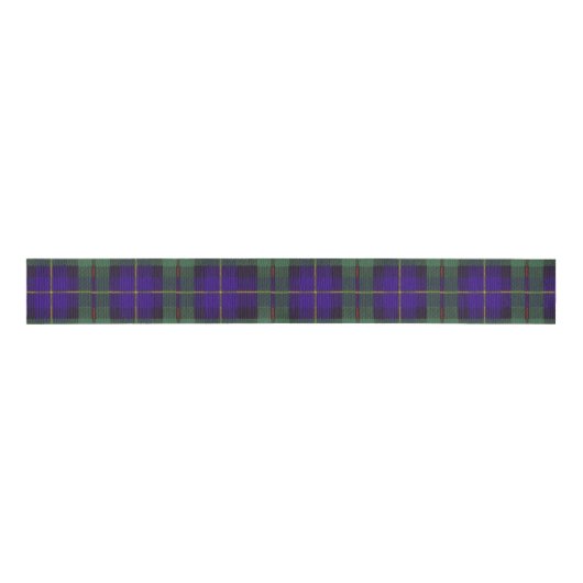 Macleod van Harris clan Pset Scottish tartan Grosgrain Lint (Voorkant)