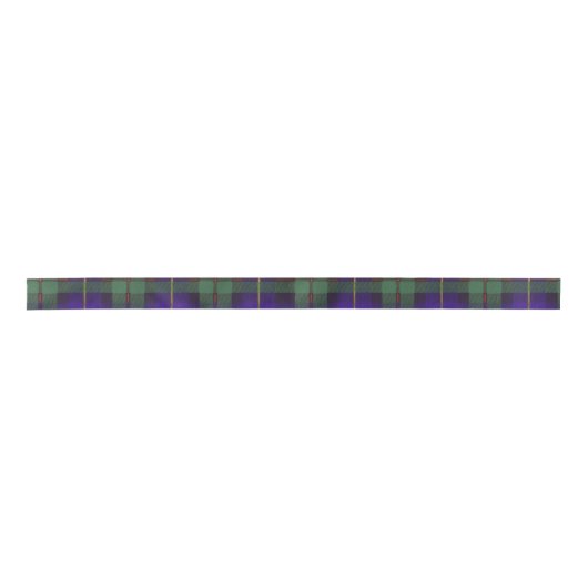 Macleod van Harris clan Pset Scottish tartan Satijnen Lint (Voorkant)
