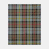 MacLeod Van Harris Verweerde Plaid Fleece Deken (Voorkant)