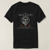 MacLeod van Raasay Clan crest Schotse achternaam t T-shirt (Design voorkant)