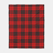 MacLeod Van Raasay Plaid Fleece Deken (Voorkant)