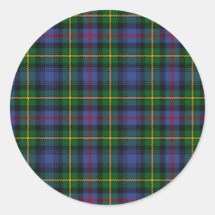MacLeod van Skye Tartan Ronde Sticker