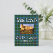 MacLeod's Old Dunvegan Coffee Co. Briefkaart (Staand voorkant)