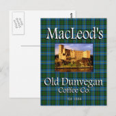MacLeod's Old Dunvegan Coffee Co. Briefkaart (Voorkant / Achterkant)