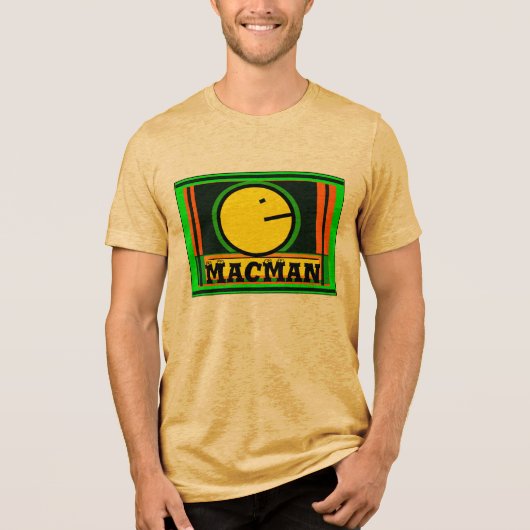 MacMan Tri-Blend Shirt (Voorkant)