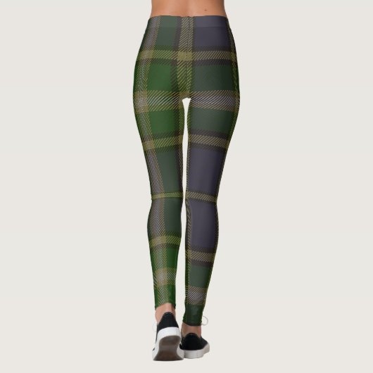MacManus Tartan Clan Plaid Leggings (Achterkant)