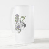 MacManus Tartan Lion Matglas Bierpul (Voorkant links)