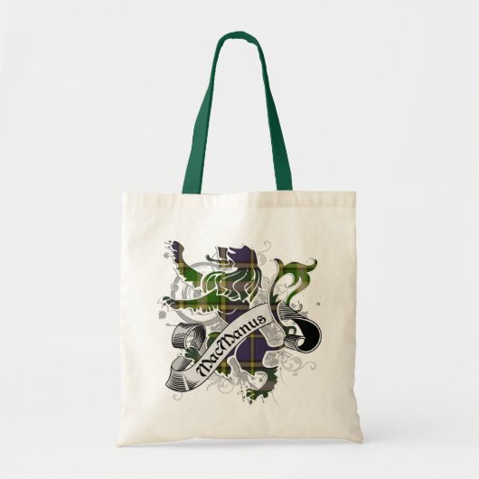 MacManus Tartan Lion Tote Bag (Voorkant)