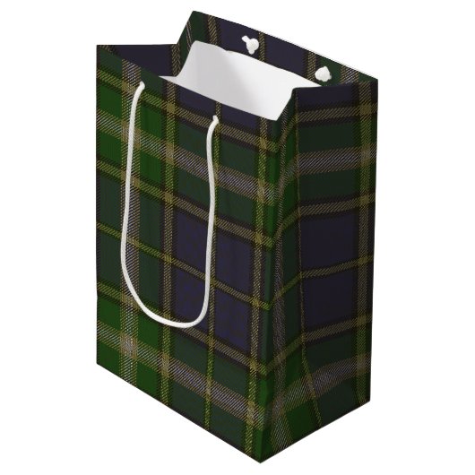 MacManus Tartan Medium Cadeauzakje (Voorkant Gekanteld)