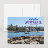 MacMasters Beach Australië Reisansichtkaart Briefkaart (Voorkant / Achterkant)