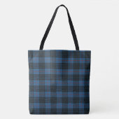 Macmillan Blue Ancient Scottish Clan Tartan Tote Bag (Voorkant)