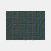 MacMillan Clan Blauw en Groen Jacht Tartan Fleece Deken (Voorkant (Horizontaal))