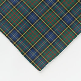 MacMillan Clan Blauw en Groen Jacht Tartan Fleece Deken
