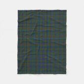 MacMillan Clan Blauw en Groen Jacht Tartan Fleece Deken (Voorkant)
