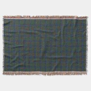 MacMillan Clan Jacht Tartan Blauw en Groen Plaid Deken