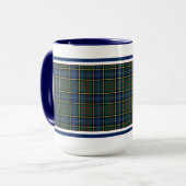 MacMillan Clan Moderne Hunting Tartan Mok (Voorkant links)