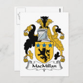 MacMillan Family Crest Briefkaart (Voorkant / Achterkant)
