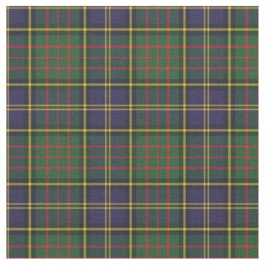 MacMillan Hunting Modern Tartan Stof (Close Up)