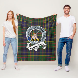 MacMillan Jacht Modern Clan Badge Tartan Schotland Fleece Deken