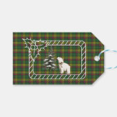 MacMillan Old Ancient Scottish Clan Tartan Cadeaulabel (Voorkant (Horizontaal))