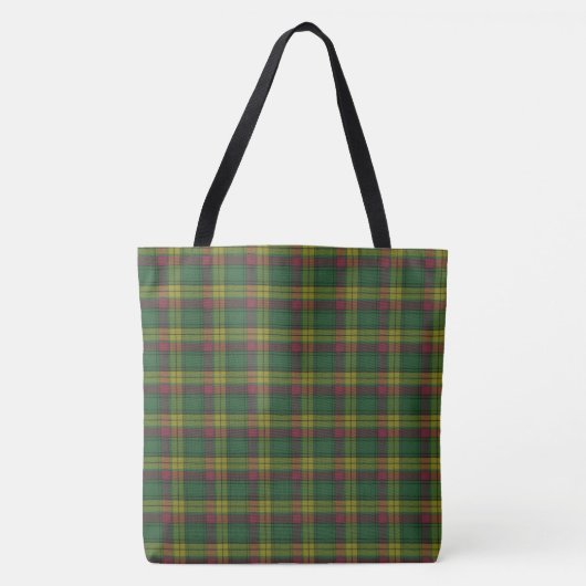 MacMillan Old Ancient Scottish Clan Tartan Tote Bag (Voorkant)