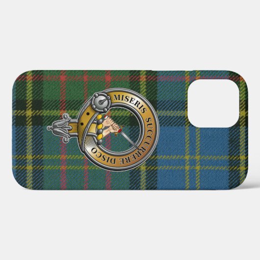 MacMillan Tartan & Badge Case-Mate iPhone Case (Achterkant (horizontaal))