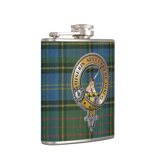 MacMillan Tartan & Badge Heupfles (Rechts)