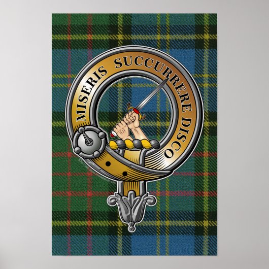 MacMillan Tartan & Badge Poster (Voorkant)