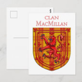 MacMillan Tartan Scottish Play Lion Rampant Briefkaart (Voorkant / Achterkant)