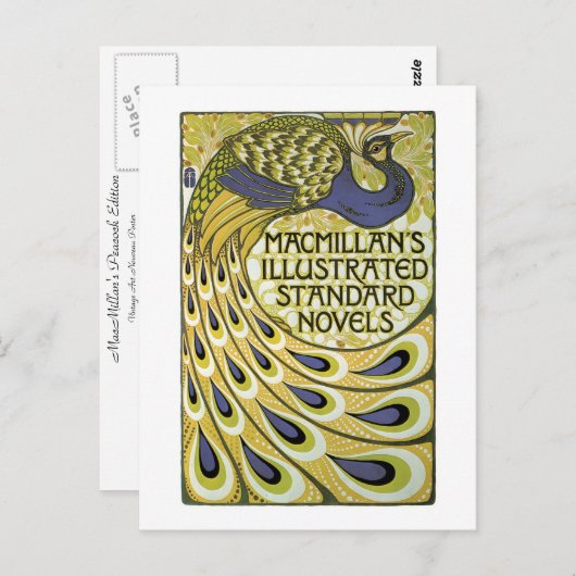 MacMillan's Peacock Edition Briefkaart (Voorkant / Achterkant)