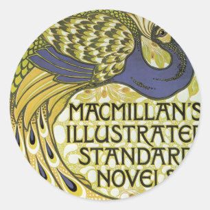 MacMillan's Peacock Edition Ronde Sticker