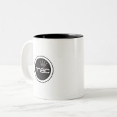 MacMug Tweekleurige Koffiemok (Voorkant links)