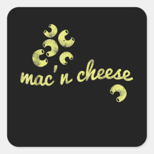 Macn Cheese - Fun Chef Humor Vierkante Sticker